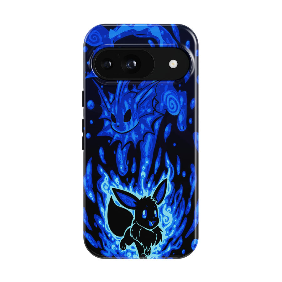 Pokemon Evolution Eevee To Vaporeon Google Pixel 9 | 10 Pro Case