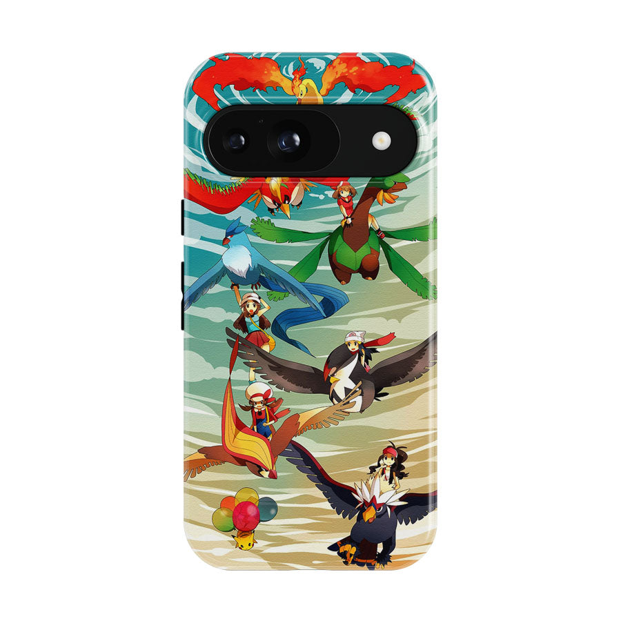 Pokemon Flying Type Poster Google Pixel 9 | 10 Pro Case