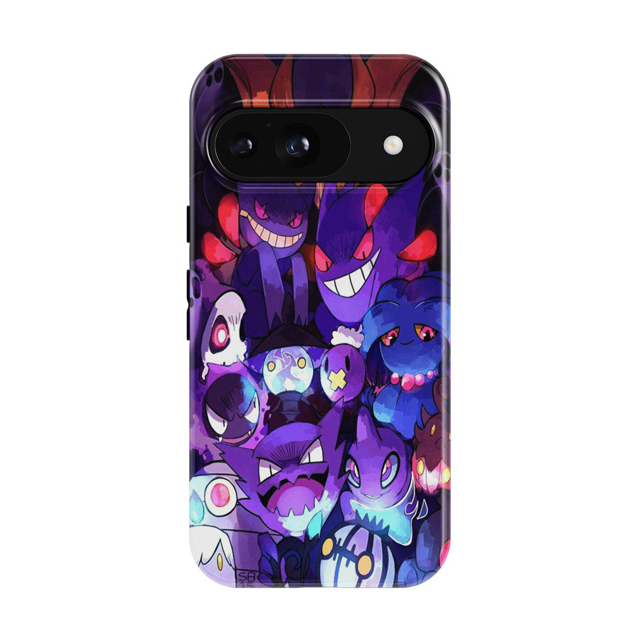 Pokemon Gengar Doodle Google Pixel 9 | 10 Pro Case
