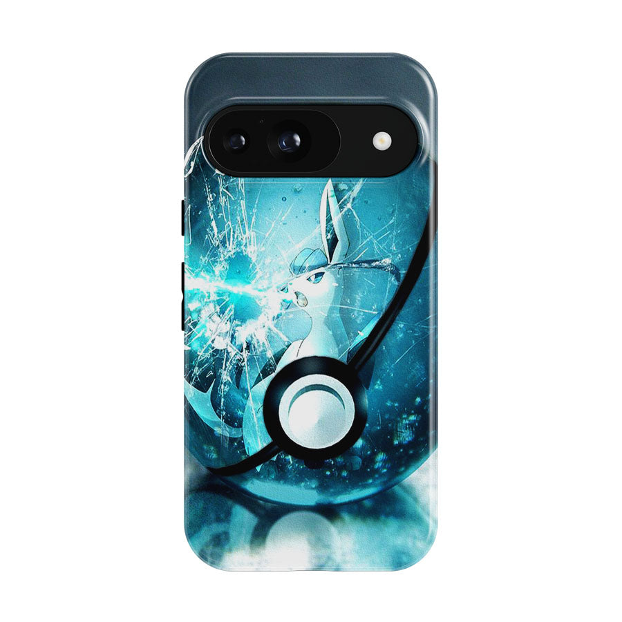 Pokemon Glaceon Pokebolas Google Pixel 9 | 10 Pro Case
