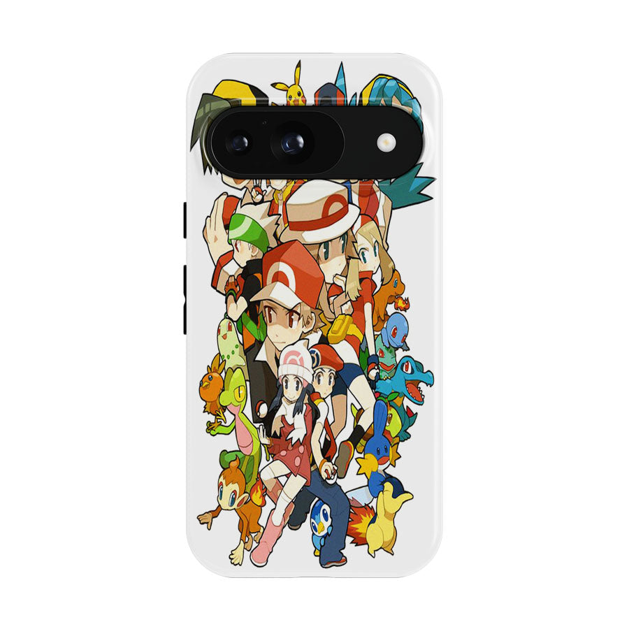 Pokemon Playable Characters Doodle Google Pixel 9 | 10 Pro Case