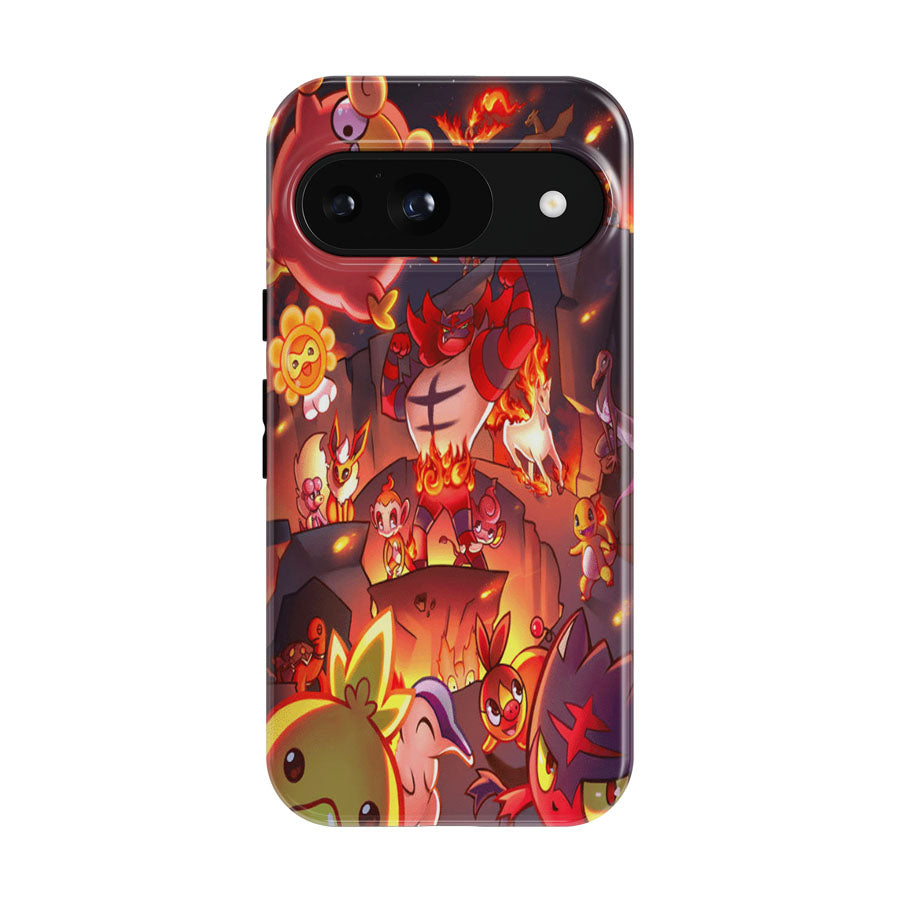Pokemon Type Fire Collections Google Pixel 9 | 10 Pro Case