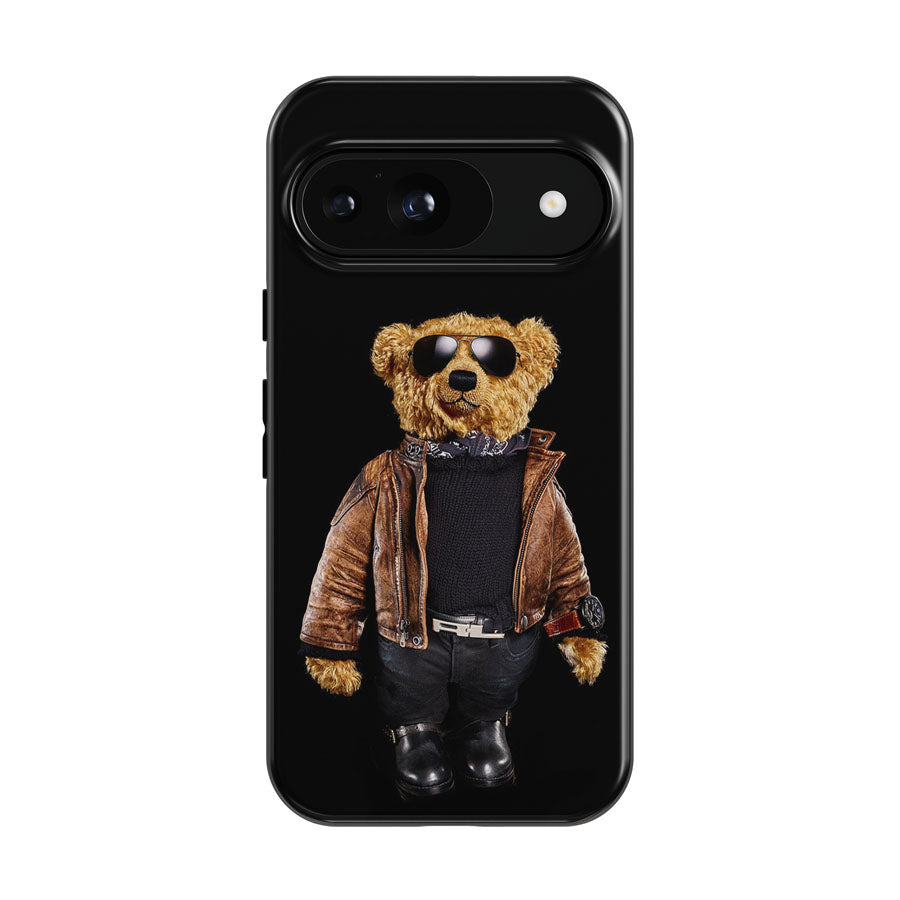 Polo Bear Black Google Pixel 9 | 10 Pro Case