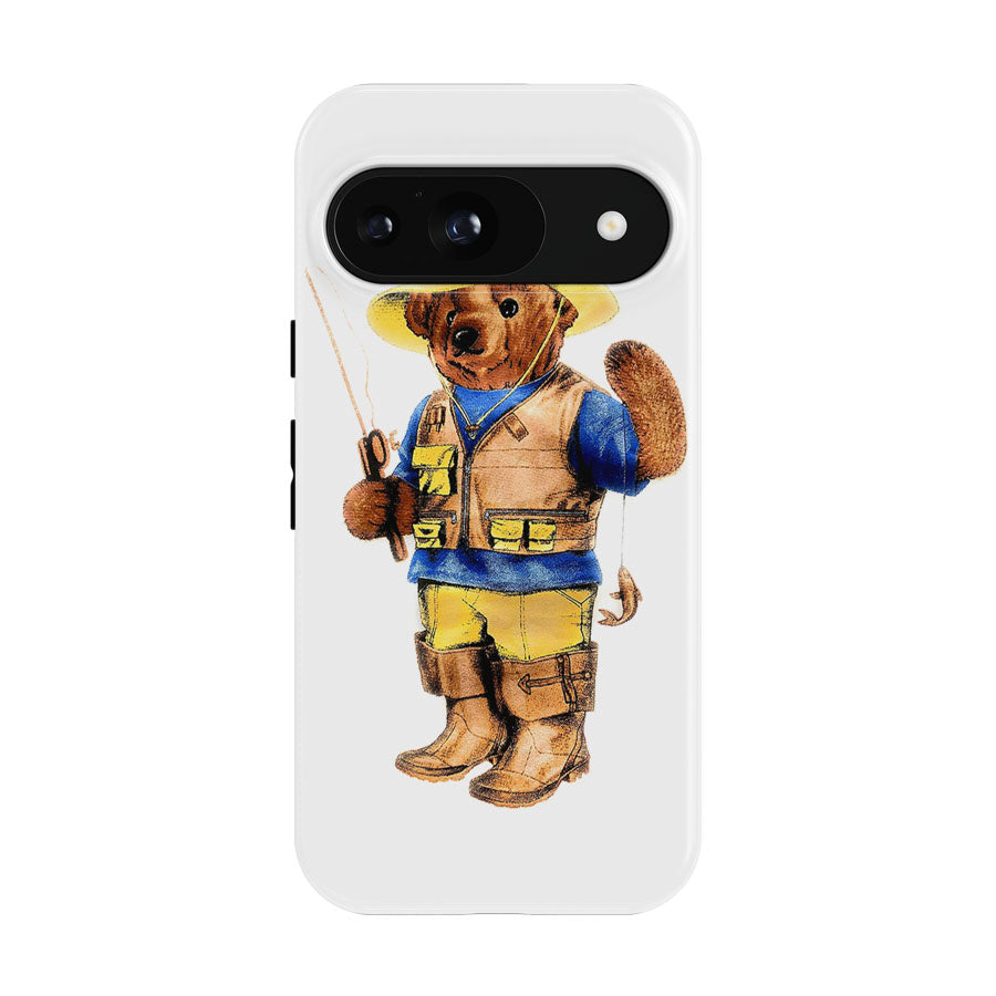 Polo Bear Fishing Google Pixel 9 | 10 Pro Case