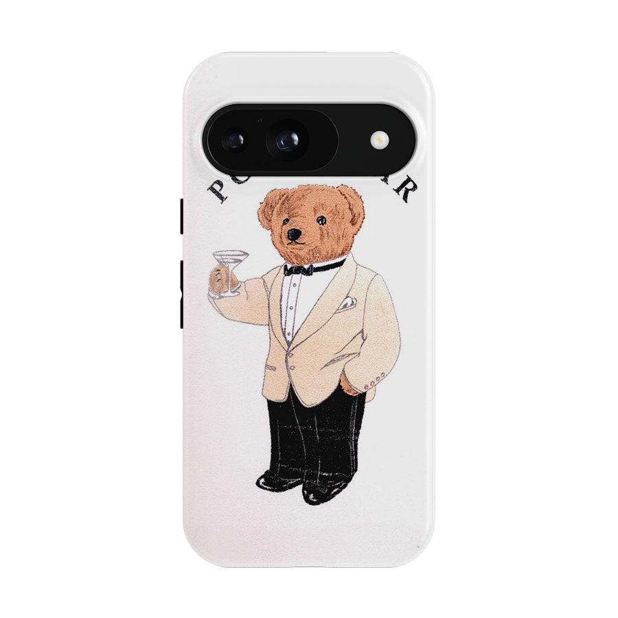 Polo Bear White Suit Google Pixel 9 | 10 Pro Case