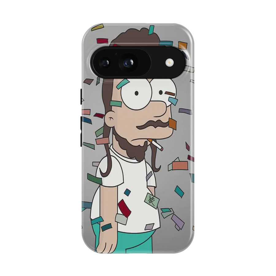 Post Malone Simpsons Google Pixel 9 | 10 Pro Case