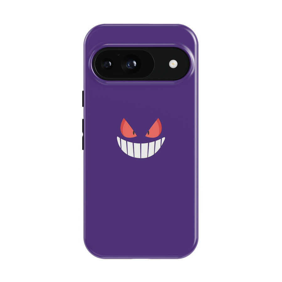 Purple Gengar Face Pokemon Google Pixel 9 | 10 Pro Case
