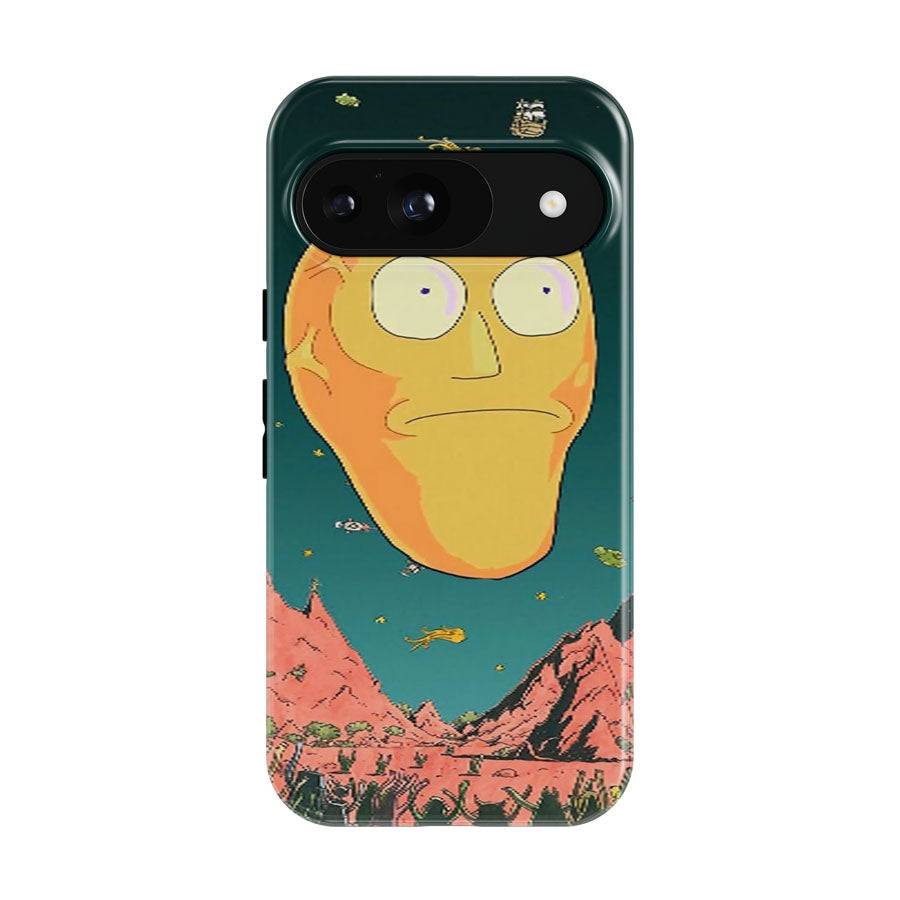 Rick And Morty Giant Heads Google Pixel 9 | 10 Pro Case