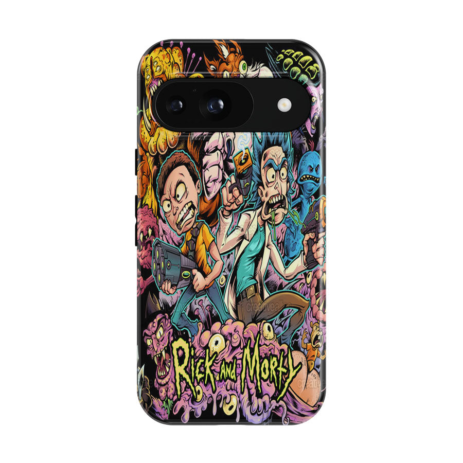 Rick And Morty Monster Hunter Google Pixel 9 | 10 Pro Case