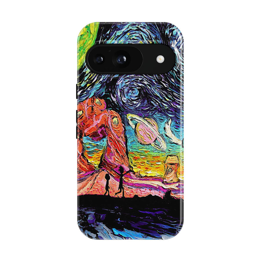 Rick And Morty Starry Night Google Pixel 9 | 10 Pro Case