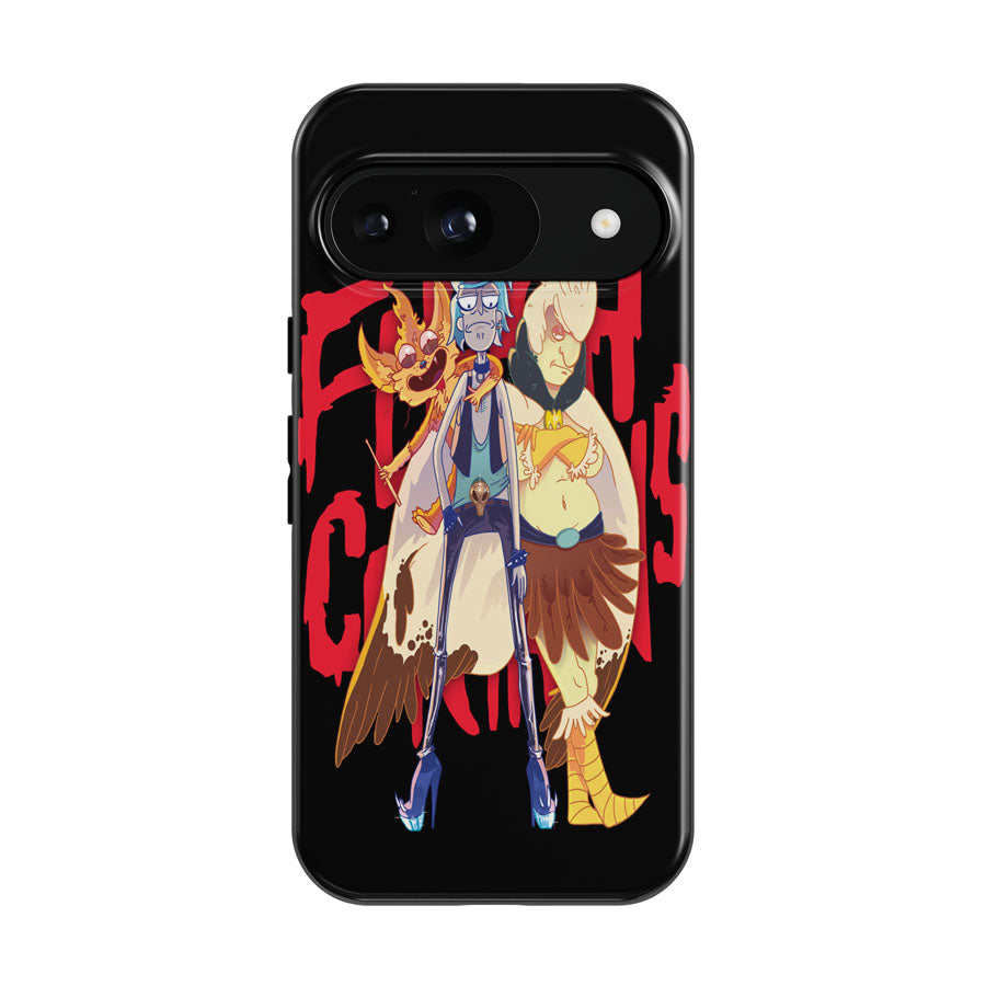 Rick And Morty The Flesh Curtains Google Pixel 9 | 10 Pro Case