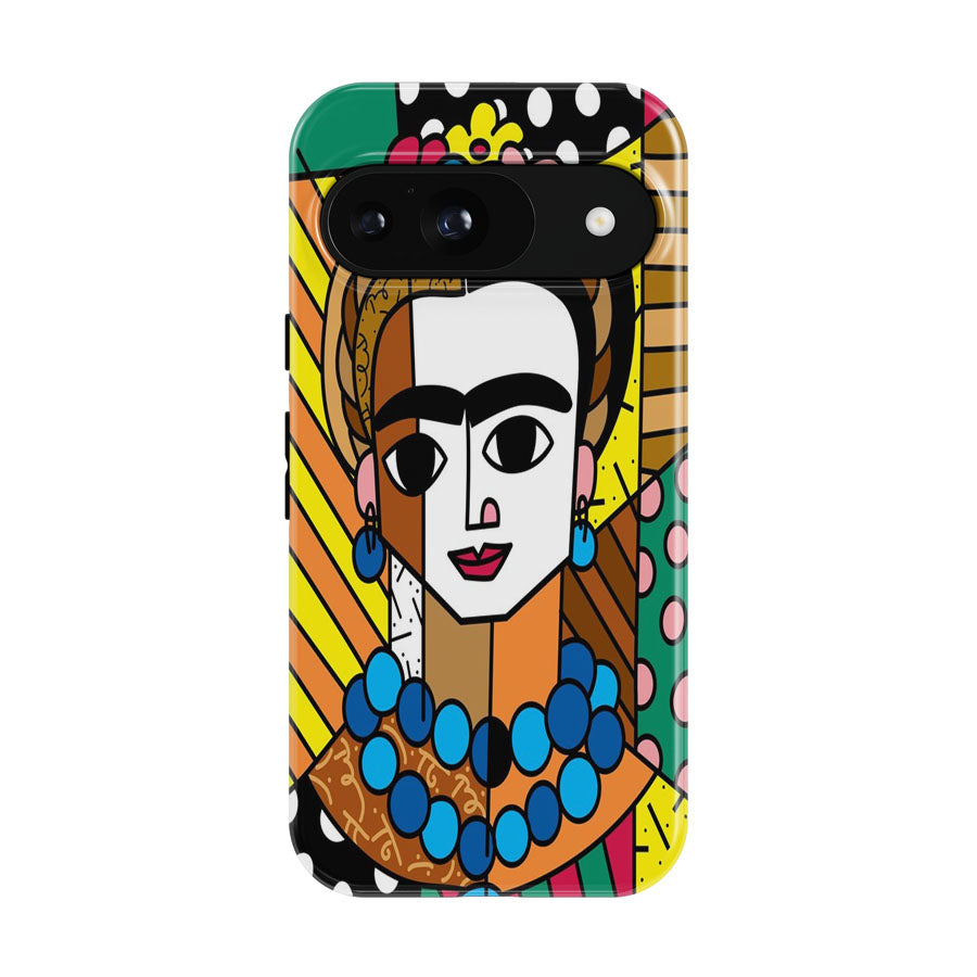 Romero Britto Frida Kahlo Wallpaper Google Pixel 9 | 10 Pro Case
