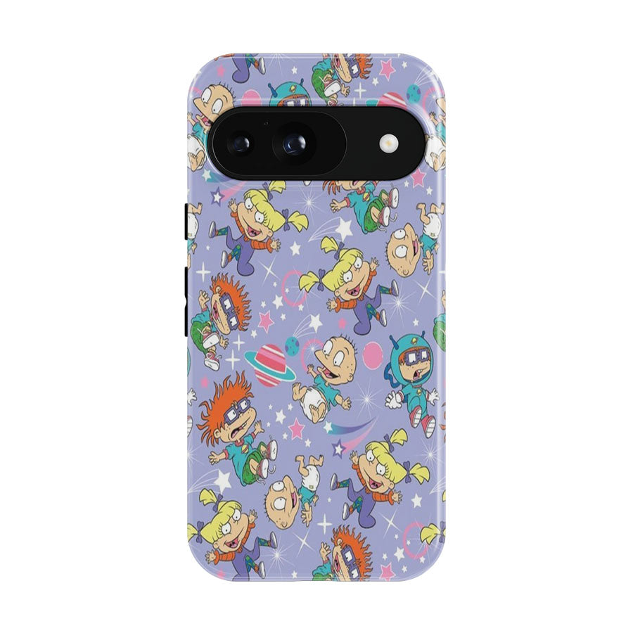 Rugrats Pattern Plannet Wallpaper Google Pixel 9 | 10 Pro Case