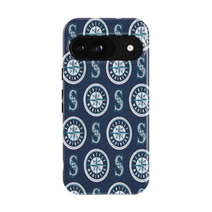 Seattle Mariners Pattern Google Pixel 9 | 10 Pro Case