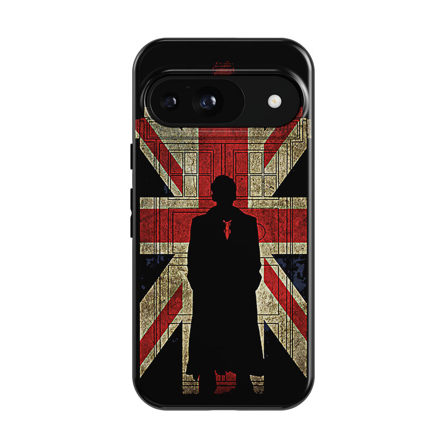 Sherlock Holmes And Union Jack Flag Google Pixel 9 | 10 Pro Case