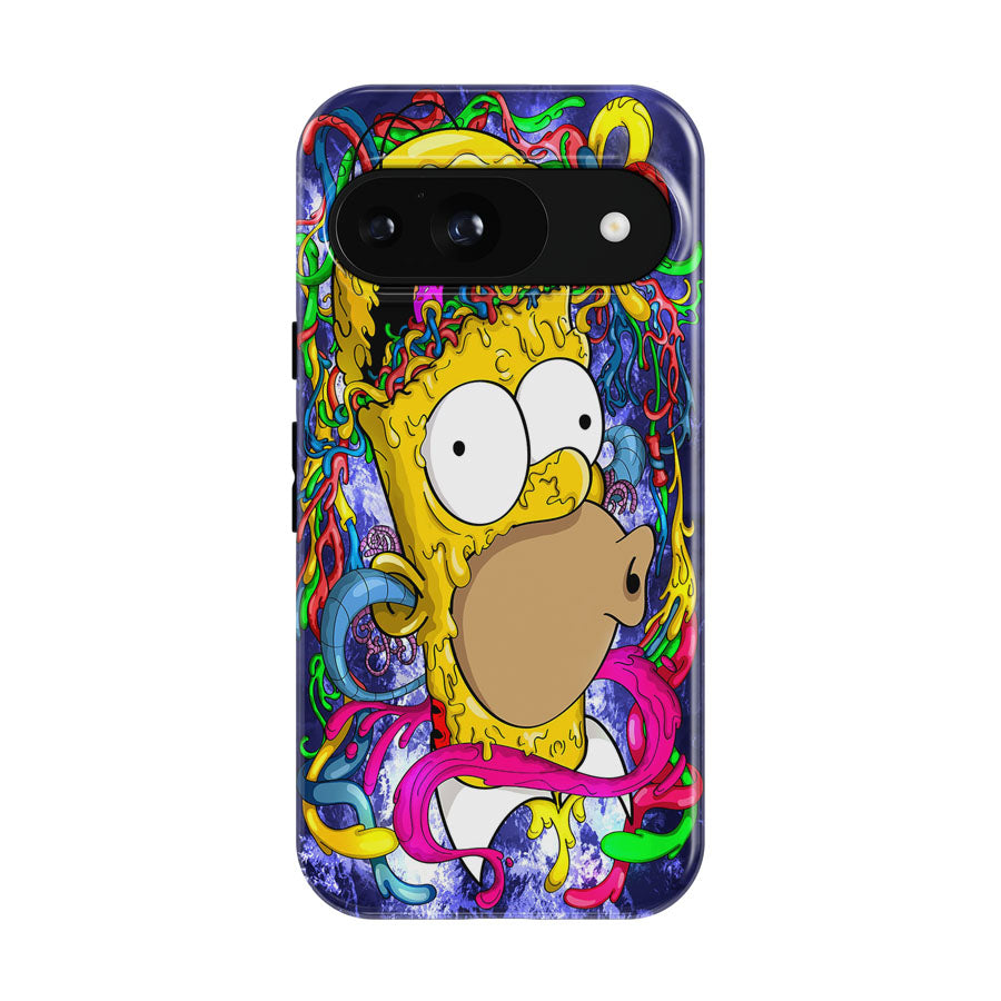 Simpson Abstrak Art Google Pixel 9 | 10 Pro Case