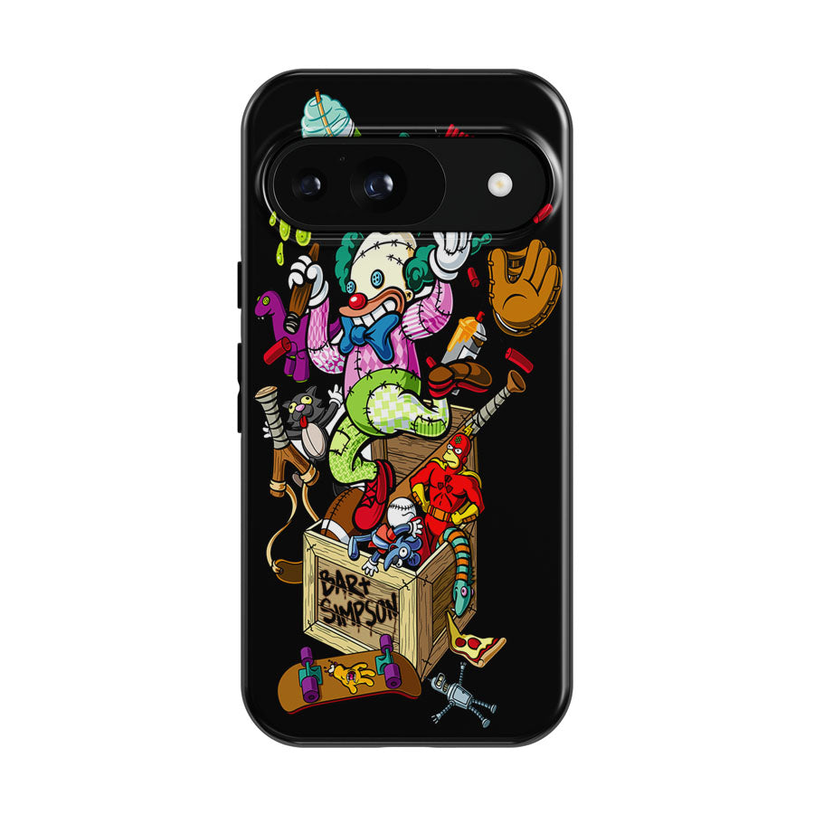 Simpsons Bar Santa Cruz Art Black Google Pixel 9 | 10 Pro Case
