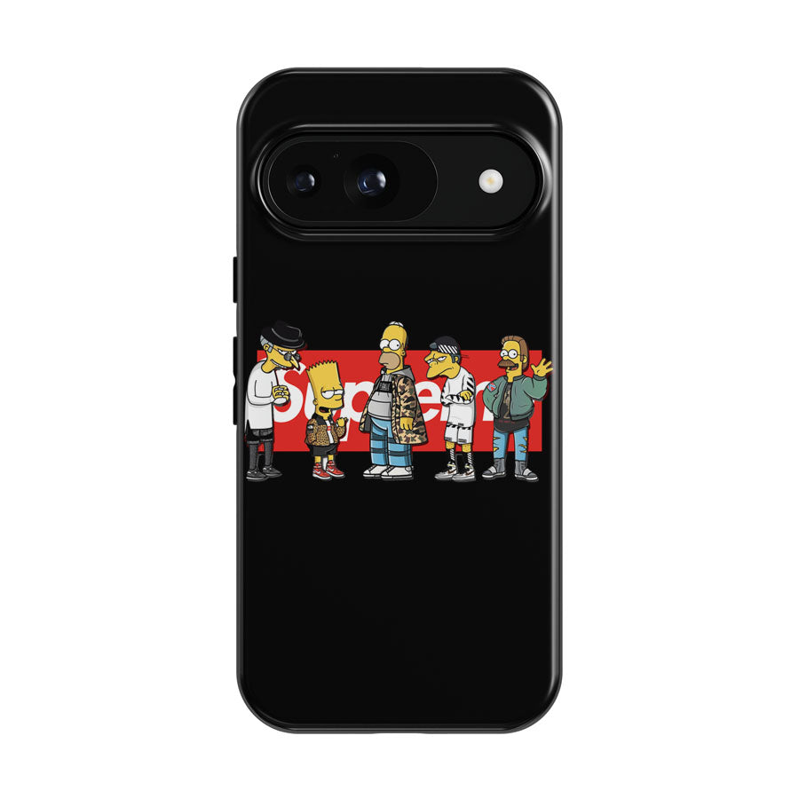 Simpsons Streetwear Wallpaper Google Pixel 9 | 10 Pro Case