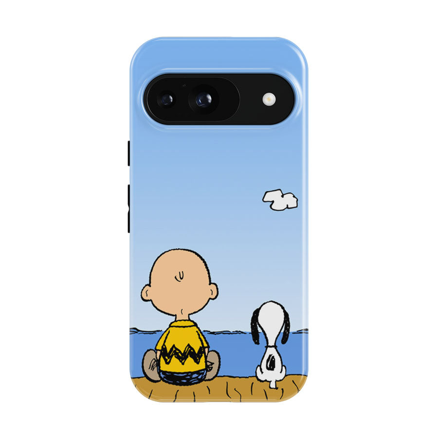 Snoopy And Charlie Brown Google Pixel 9 | 10 Pro Case