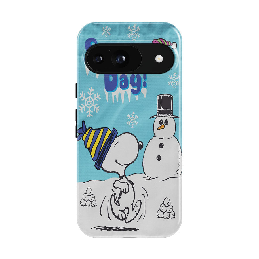 Snoopy And Woodstock Winter Google Pixel 9 | 10 Pro Case