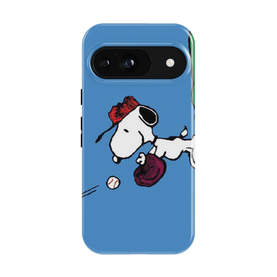 Snoopy Baseball Catch Google Pixel 9 | 10 Pro Case