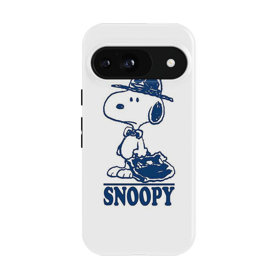 Snoopy Blue Line Google Pixel 9 | 10 Pro Case