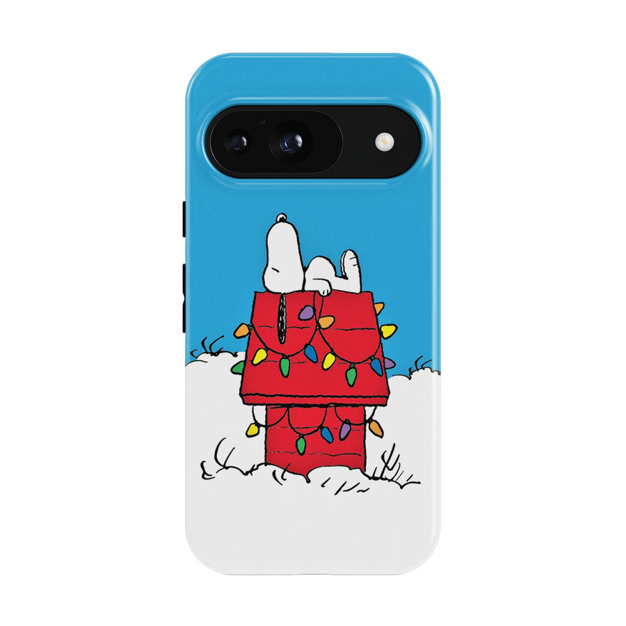 Snoopy Christmas Dog House Google Pixel 9 | 10 Pro Case