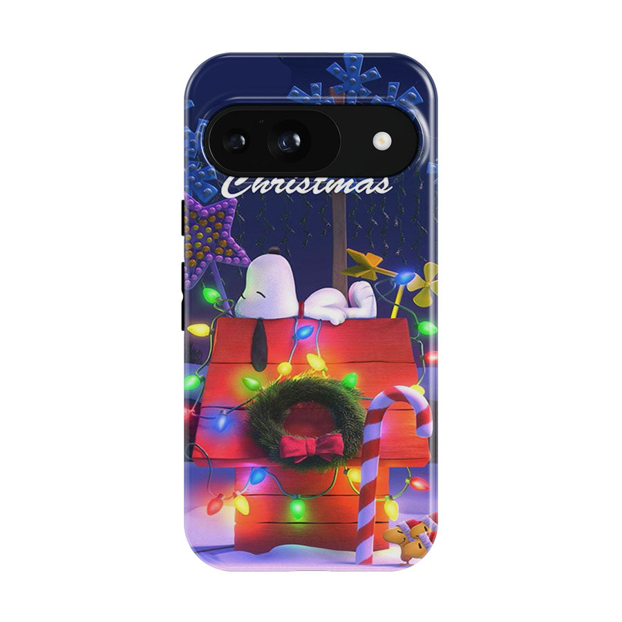 Snoopy Merry Christmas Google Pixel 9 | 10 Pro Case