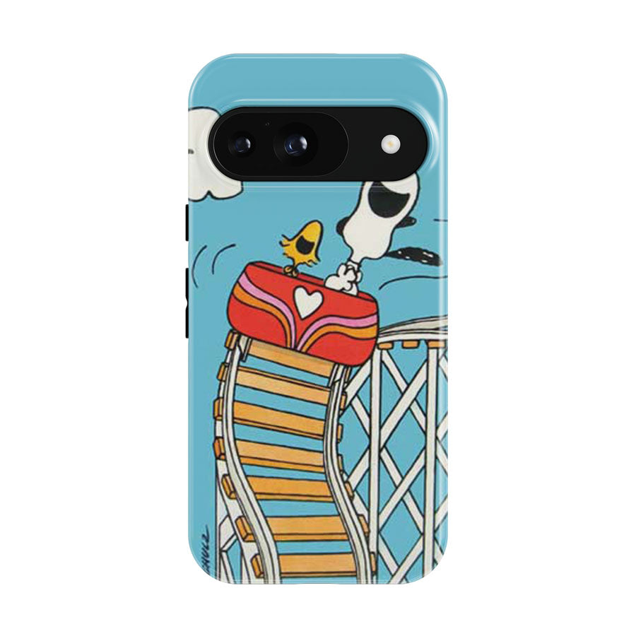 Snoopy Woodstock Rollercoaster Google Pixel 9 | 10 Pro Case