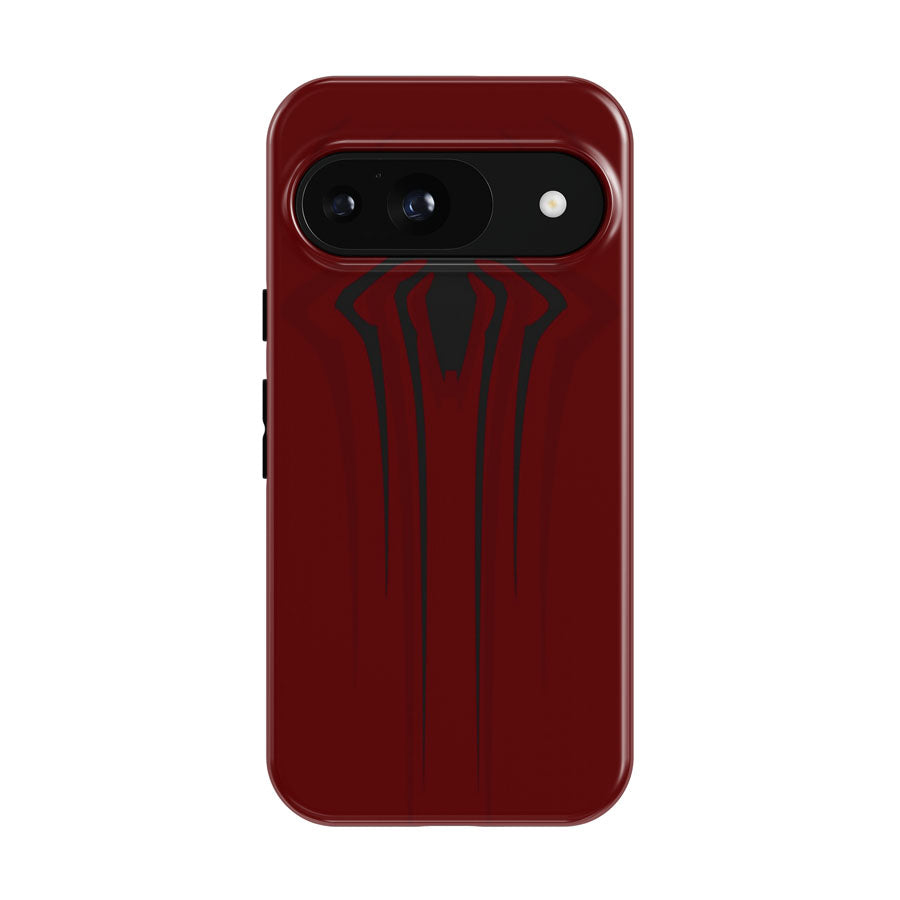 Spider Man Dark Red Logo Google Pixel 9 | 10 Pro Case