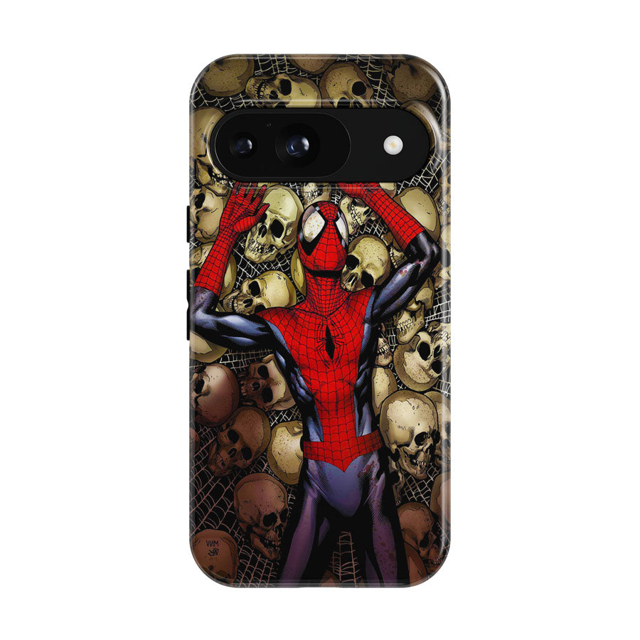 Spider Man Skull Webs Google Pixel 9 | 10 Pro Case