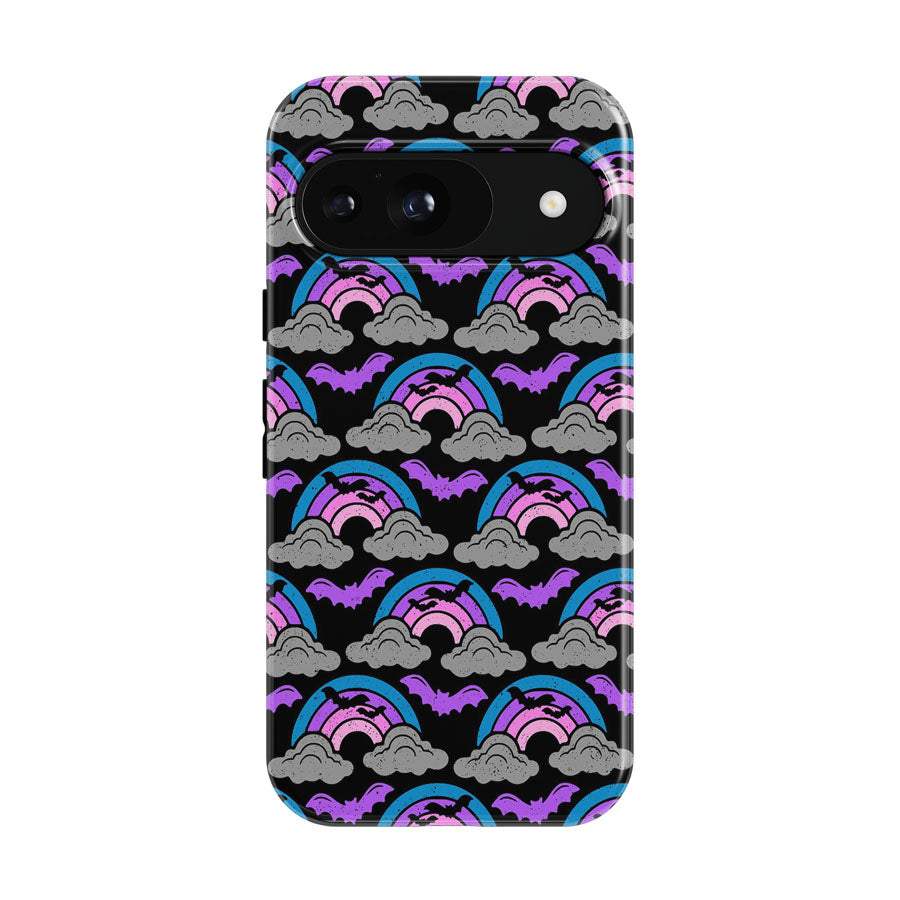 Spooky Halloween Rainbow Pattern Google Pixel 9 | 10 Pro Case