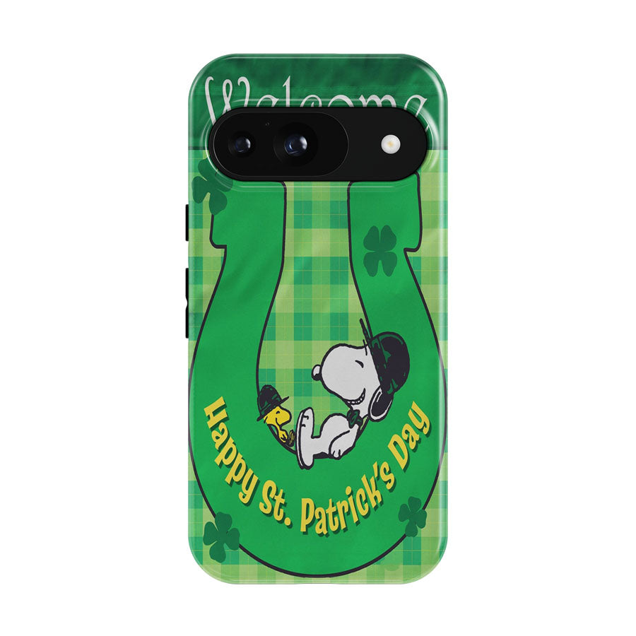 St Patricks Day Snoopy Google Pixel 9 | 10 Pro Case