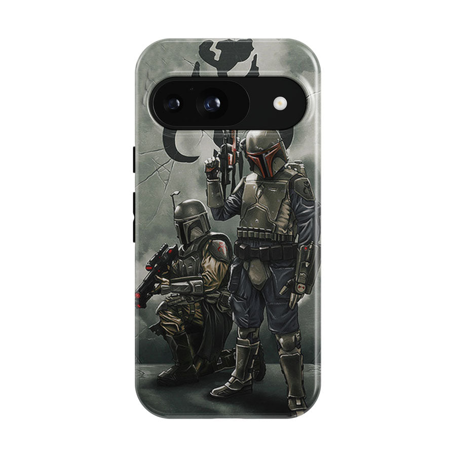 Star Wars Boba Fett Mandalorian Art Google Pixel 9 | 10 Pro Case