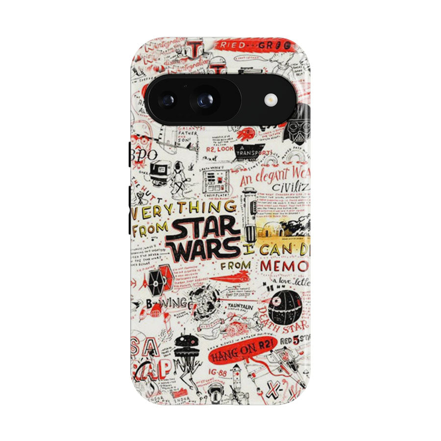 Star Wars Quote Collage Google Pixel 9 | 10 Pro Case