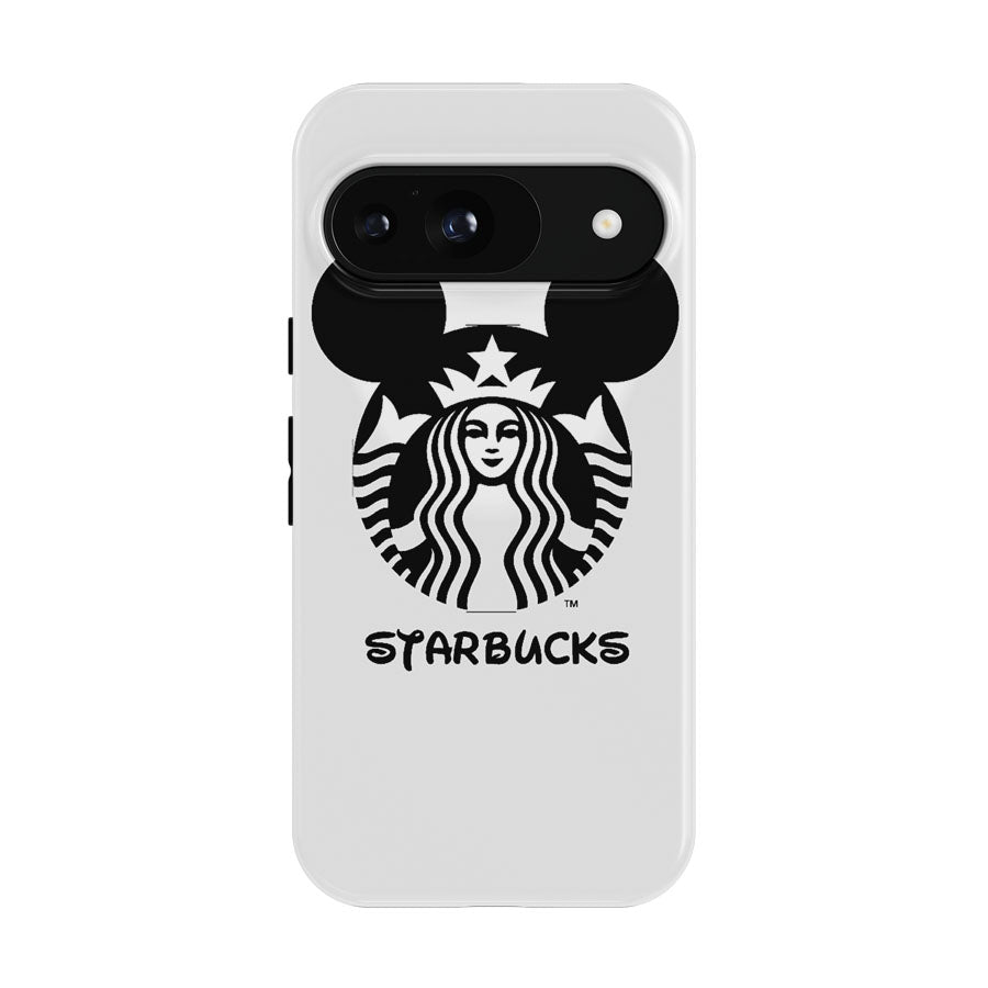Starbucks Minnie Mouse Logo Black Google Pixel 9 | 10 Pro Case