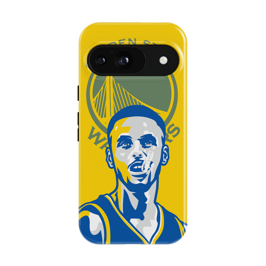 Stephen Curry Passion Illusration Google Pixel 9 | 10 Pro Case