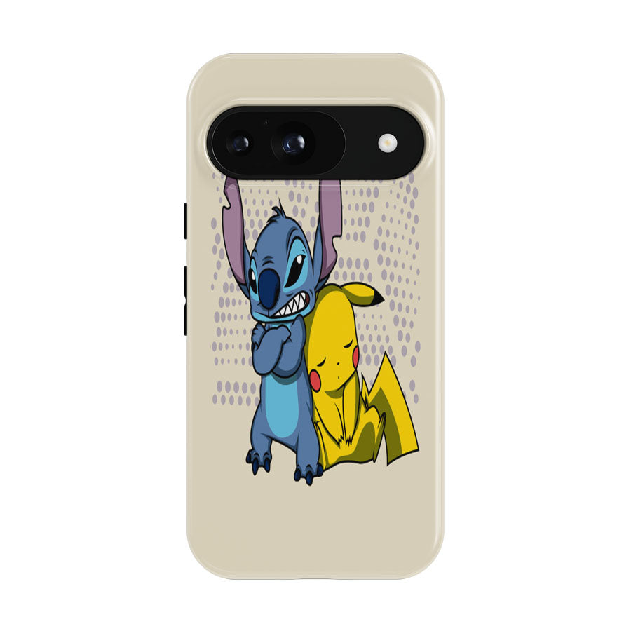 Stitch And Pika Google Pixel 9 | 10 Pro Case