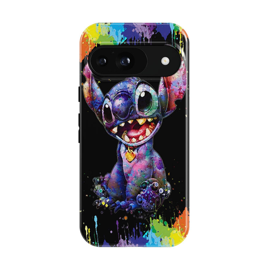 Stitch Cartoon Color Splash Google Pixel 9 | 10 Pro Case