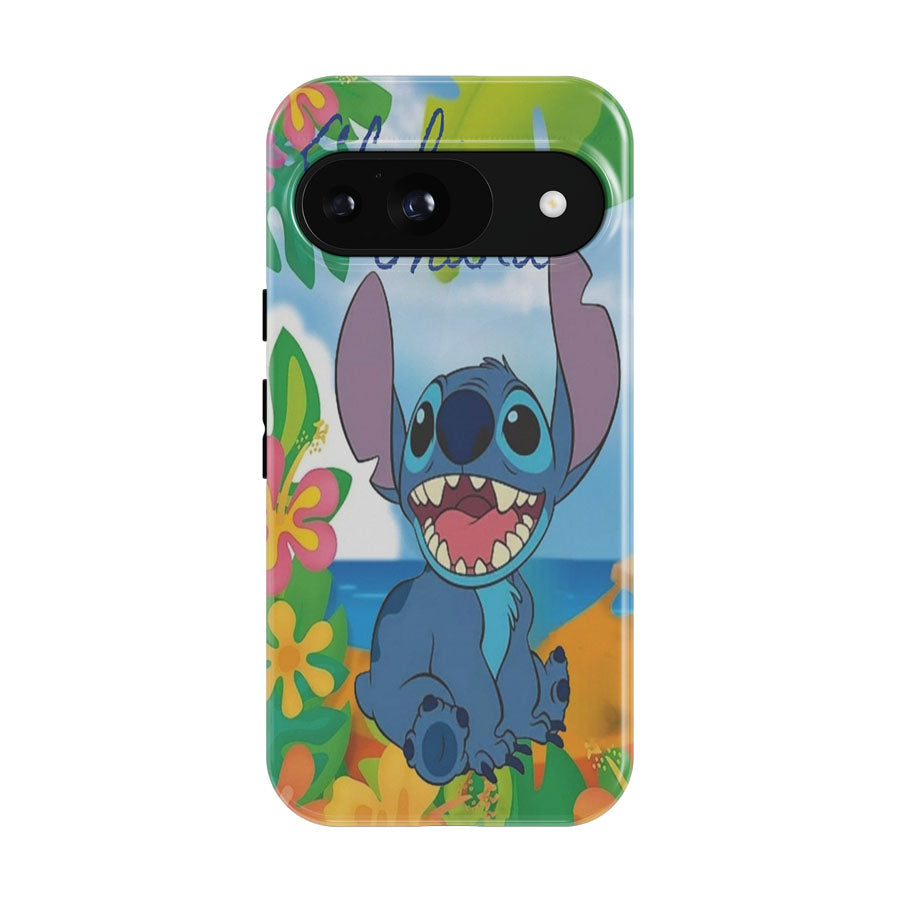 Stitch From Disney'S Movie Lilo And Stitch With Aloha Google Pixel 9 | 10 Pro Case