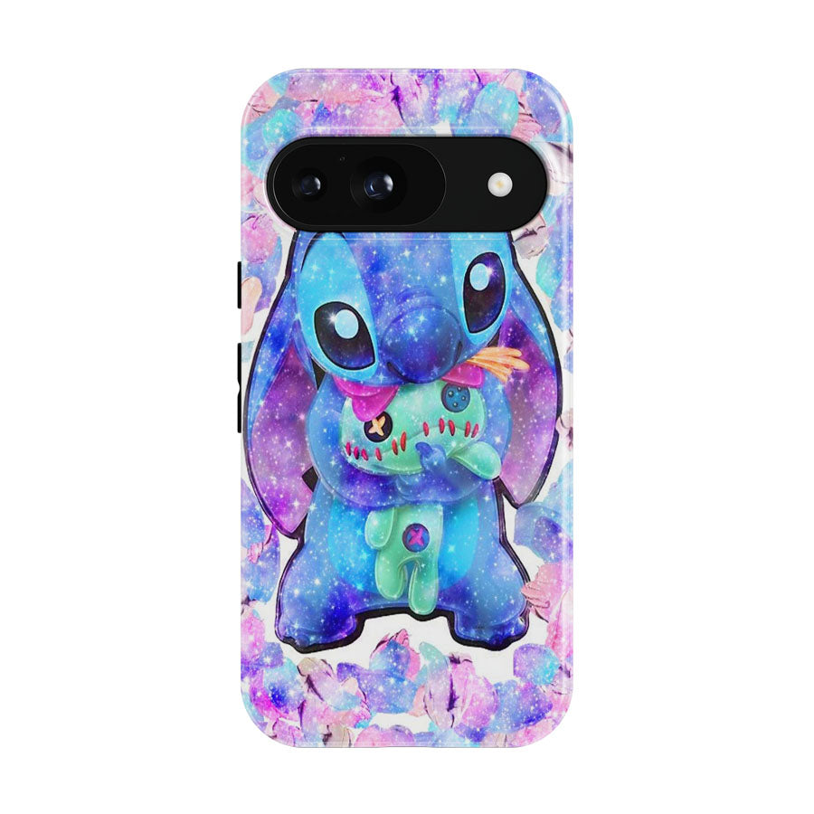 Stitch Hug Scrump Glitter Google Pixel 9 | 10 Pro Case