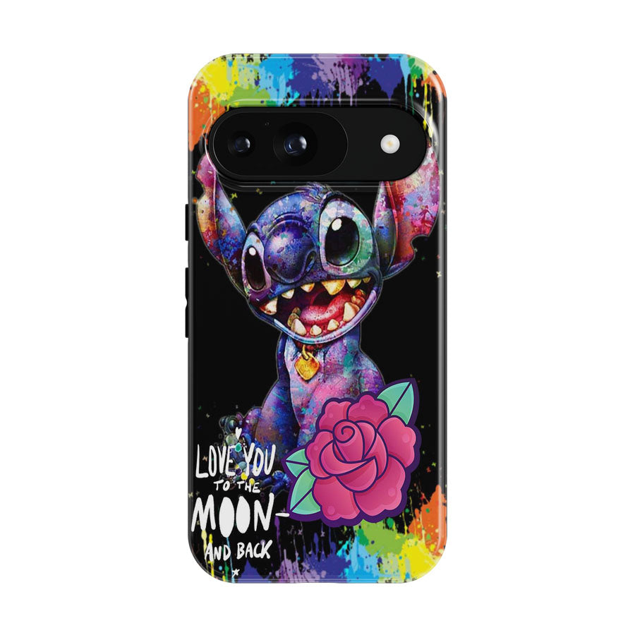 Stitch Love To The Moon And Back Google Pixel 9 | 10 Pro Case