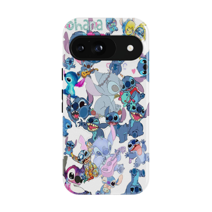 Stitch Ohana Collage Google Pixel 9 | 10 Pro Case