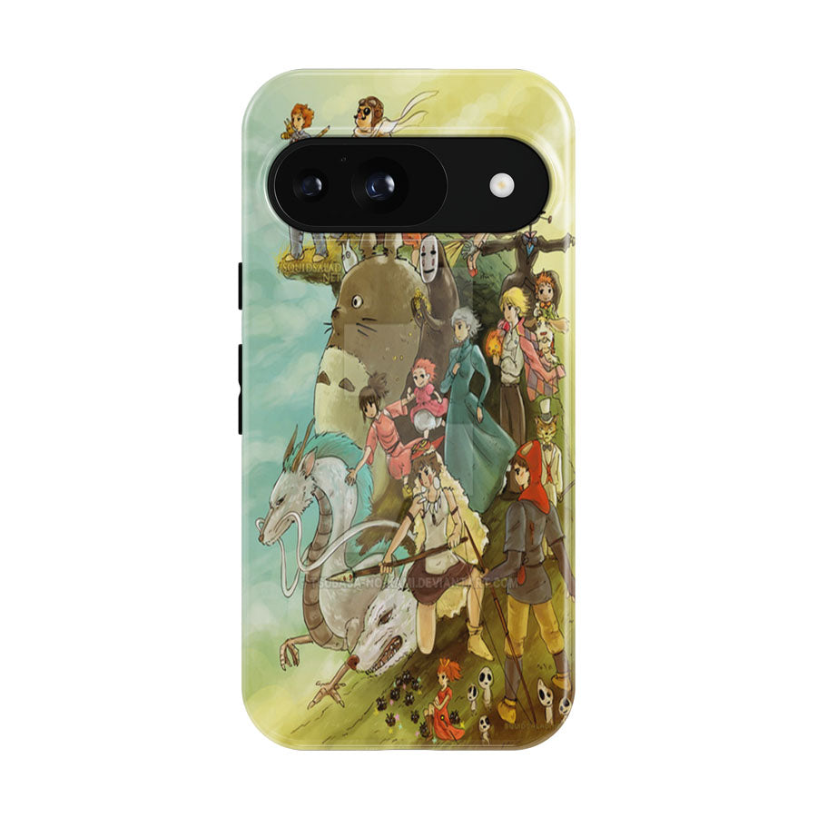 Studio Ghilbli Cartoon Google Pixel 9 | 10 Pro Case