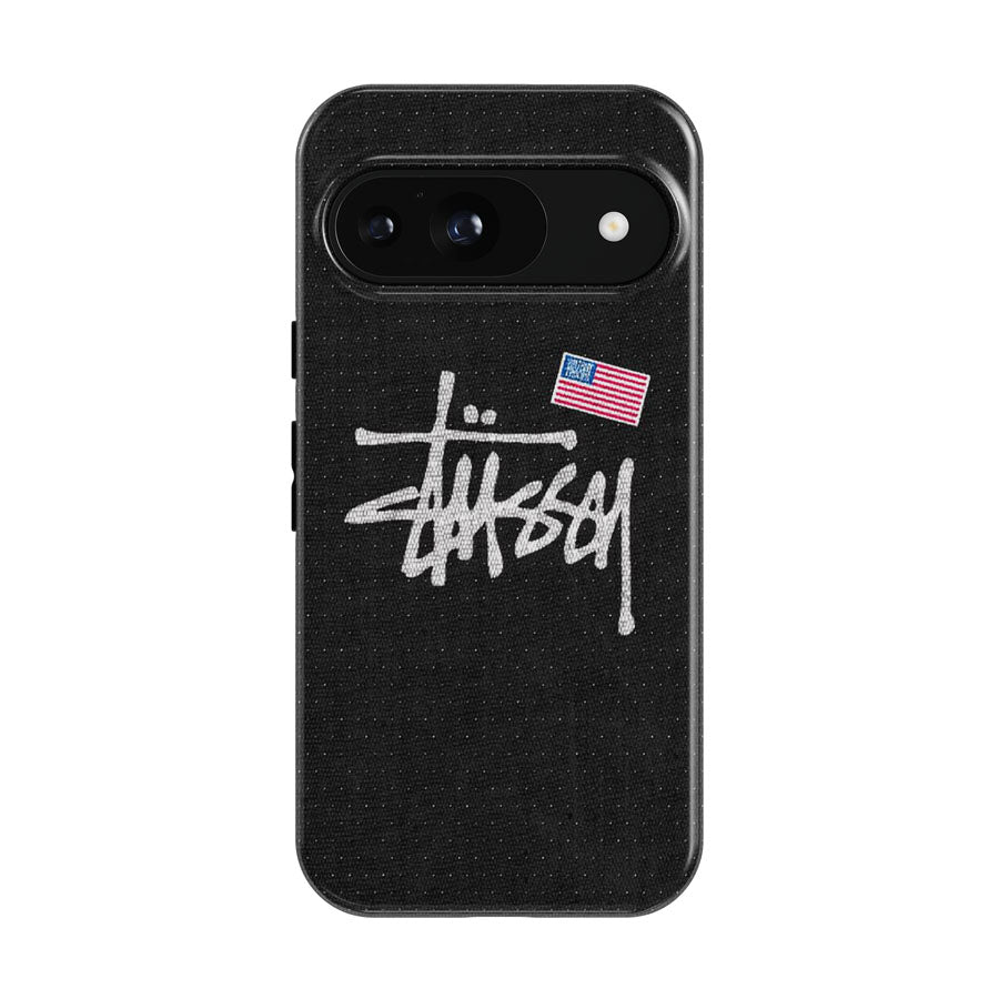 Stussy Us Flag Dots Texture Google Pixel 9 | 10 Pro Case