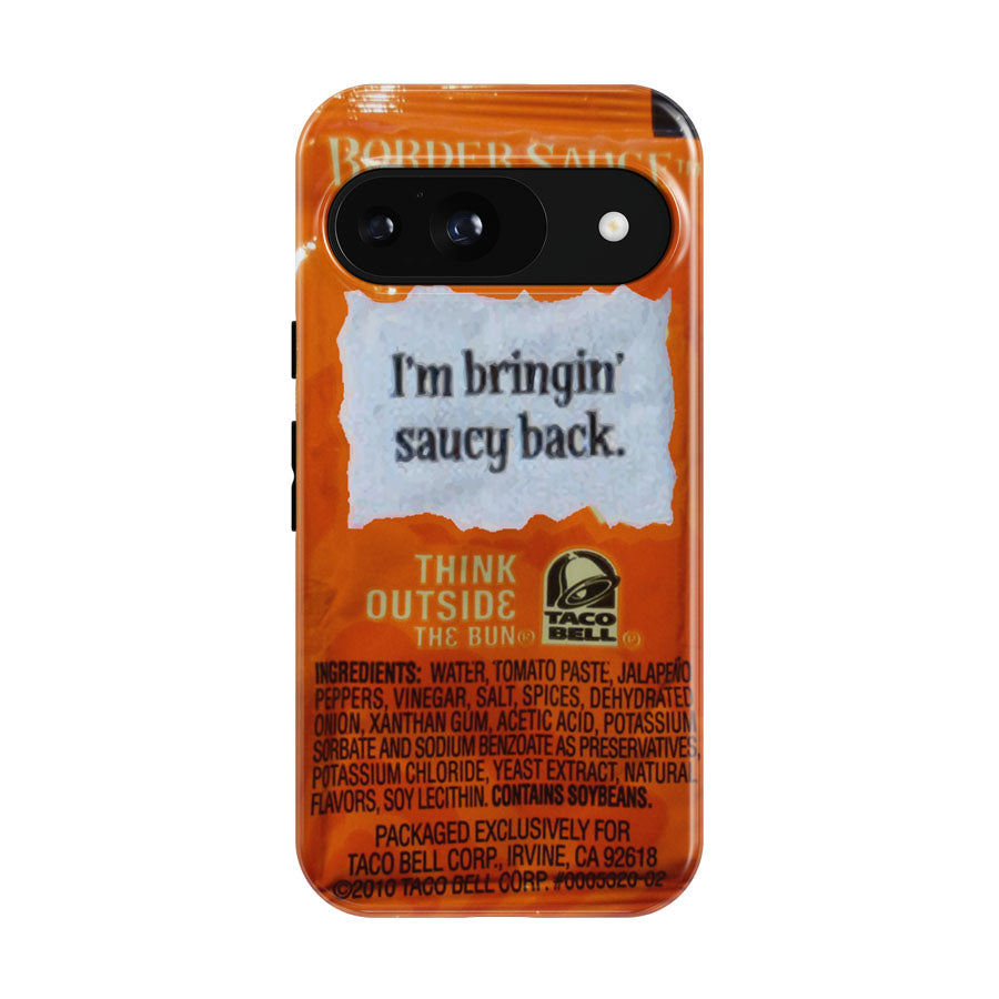 Taco Bell Im Bringin Sauce Back Google Pixel 9 | 10 Pro Case