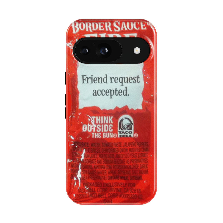 Taco Bell Sauce Fire Google Pixel 9 | 10 Pro Case