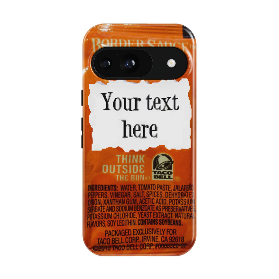 Taco Bell Your Text Here Google Pixel 9 | 10 Pro Case