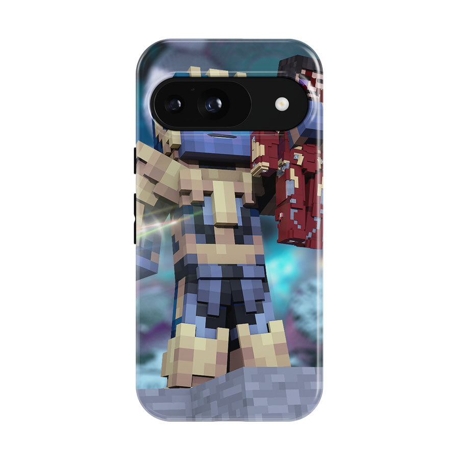 Thanos And Iron Man Minecraft Google Pixel 9 | 10 Pro Case