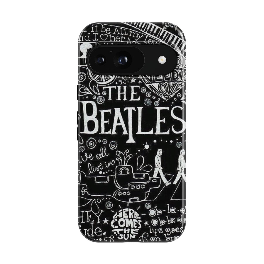 The Beatles Art Mozaik Google Pixel 9 | 10 Pro Case